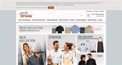 Desktop Screenshot of profidress.de